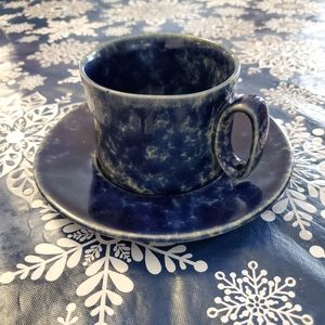 Bennington Potters Cup & Saucer Set of 2
